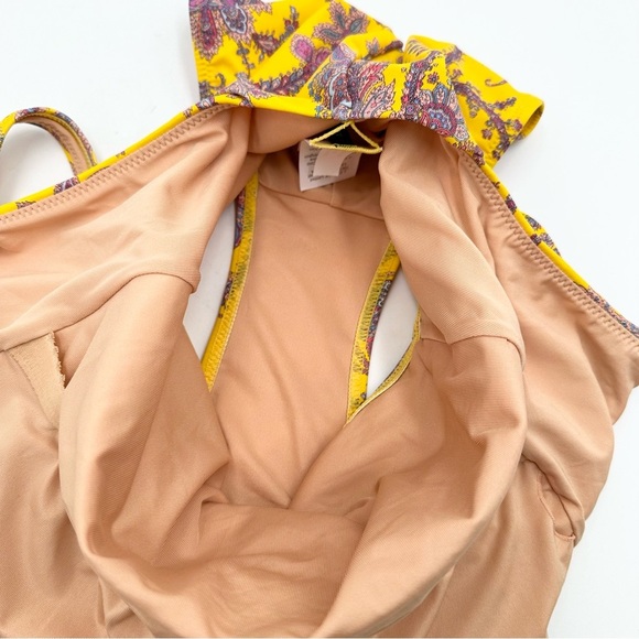 J. Crew Squareneck one-piece in Ratti golden paisley - Picture 11 of 13